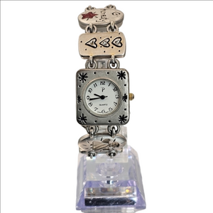 Puritan Vintage Women's Inspirational Silver Tone Watch